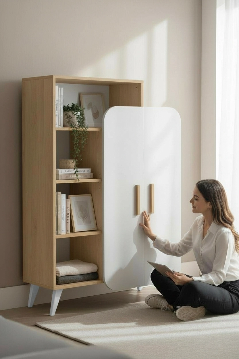 DMP-K101 KİTAPLIK / ÇOK AMAÇLI DOLAP
