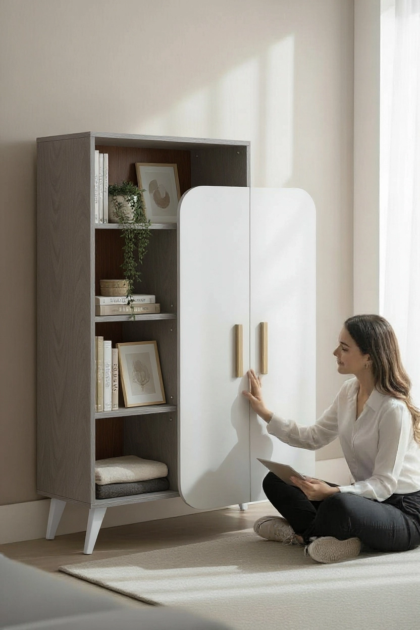 DMP-K101 KİTAPLIK / ÇOK AMAÇLI DOLAP