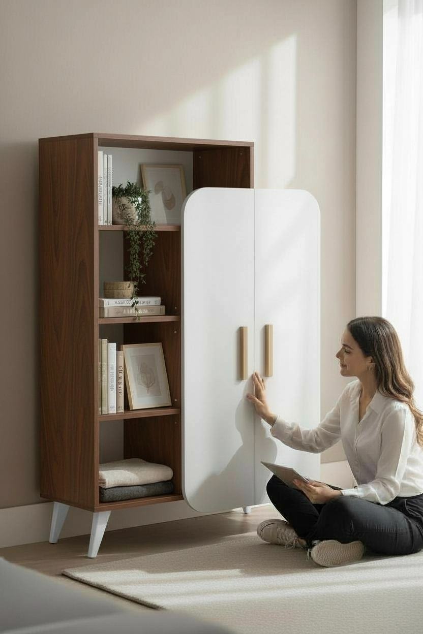 DMP-K101 KİTAPLIK / ÇOK AMAÇLI DOLAP