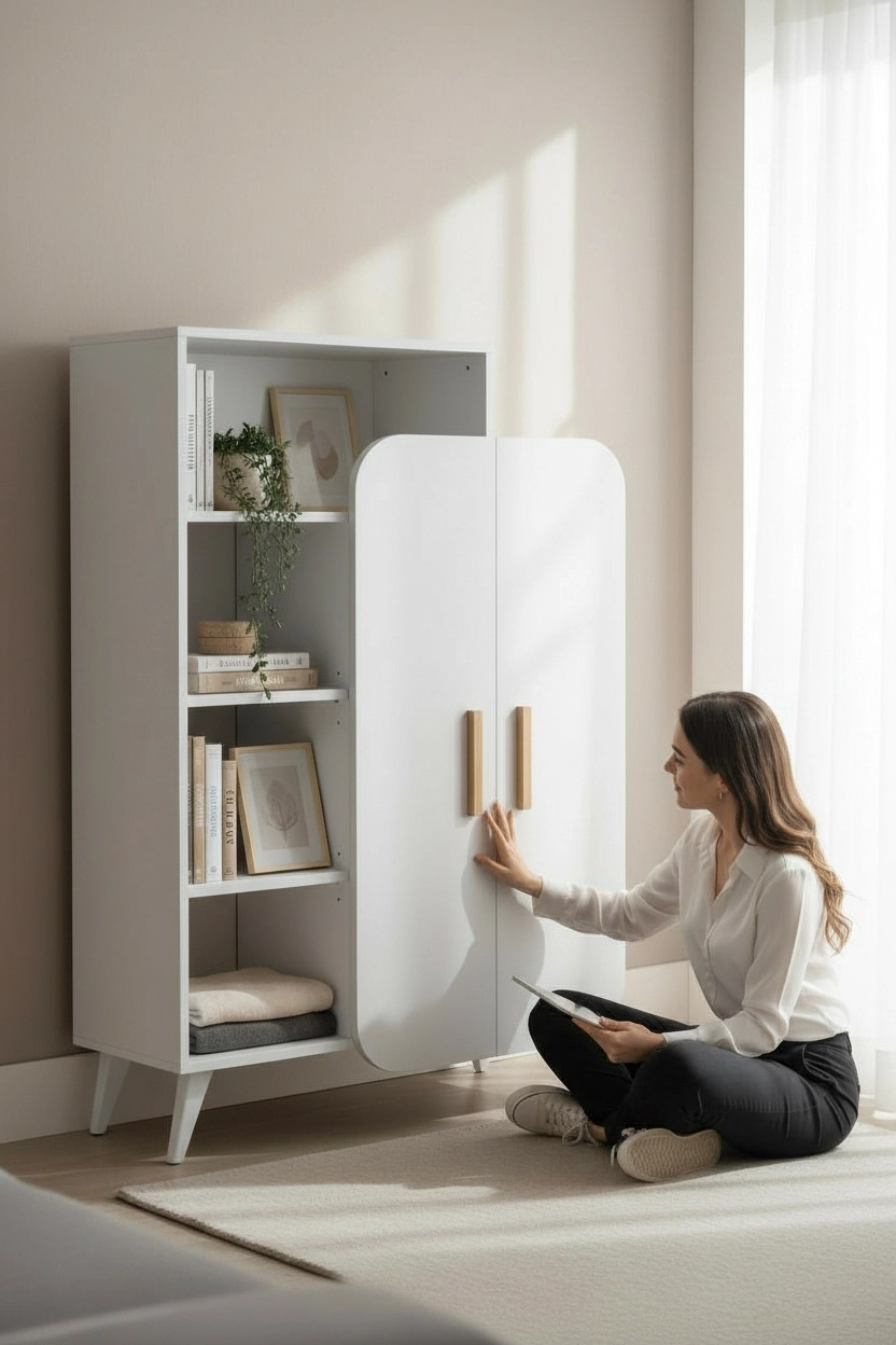 DMP-K101 KİTAPLIK / ÇOK AMAÇLI DOLAP