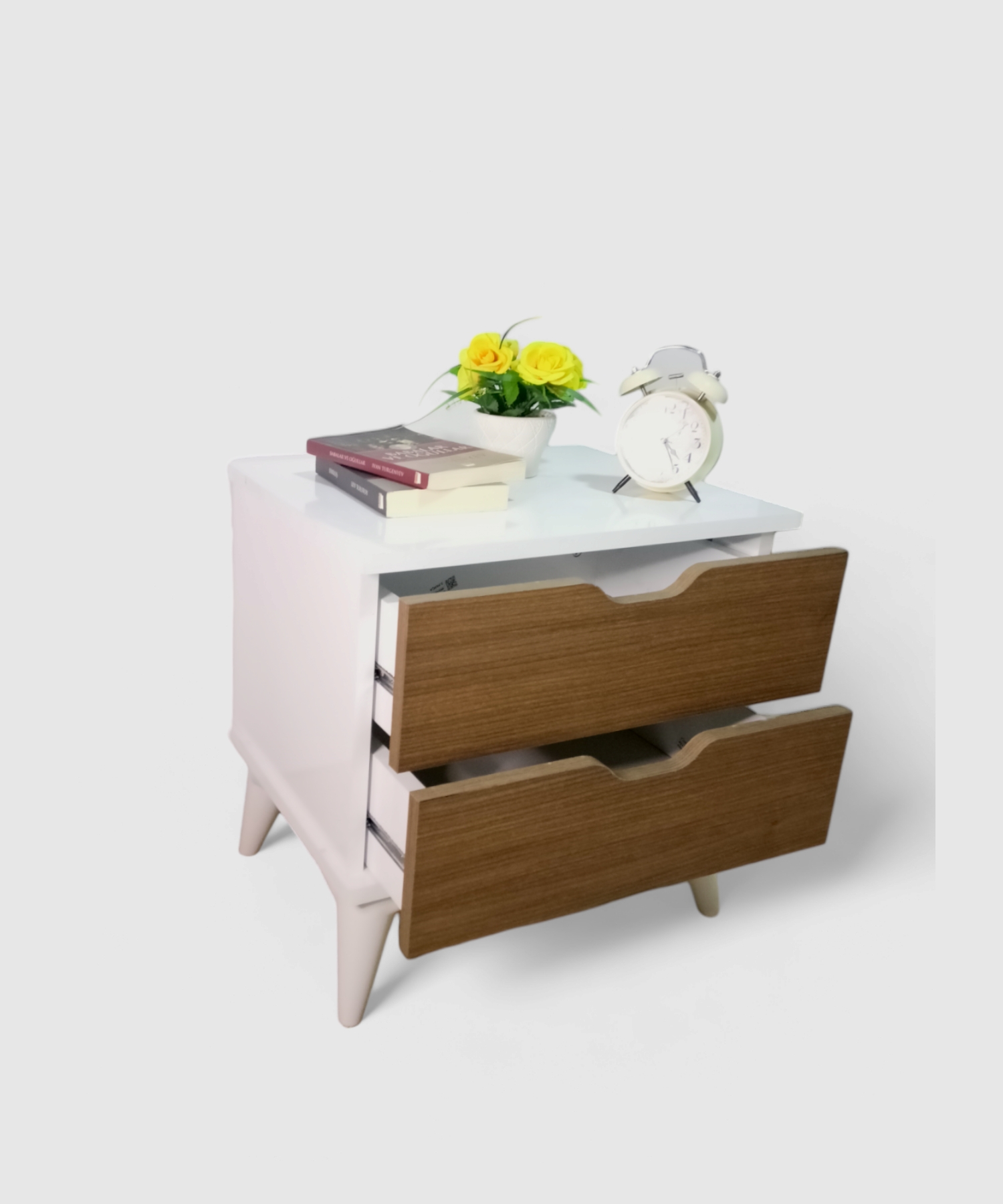 DMP-5102 Komodin Beyaz/Beyaz