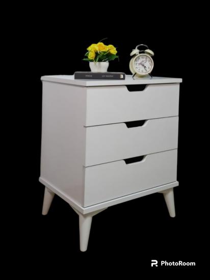 DMP-103Y BEYAZ KOMODİN